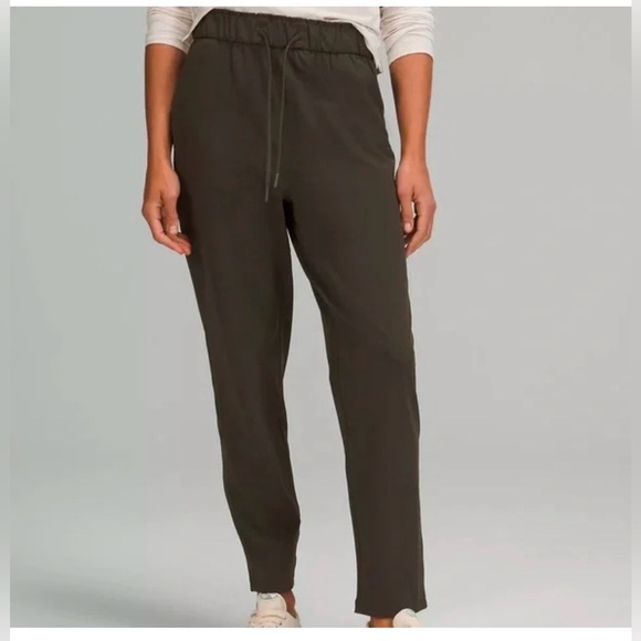 lululemon athletica Pants - lululemon athletica black drawstring joggers